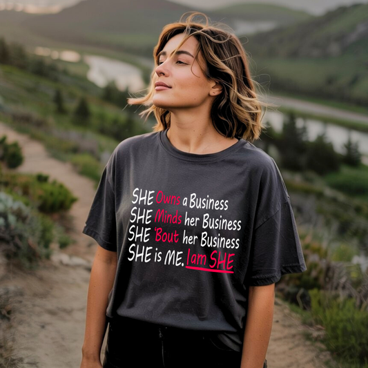 Entrepreneur statement tee for women by Kingdom Klothing