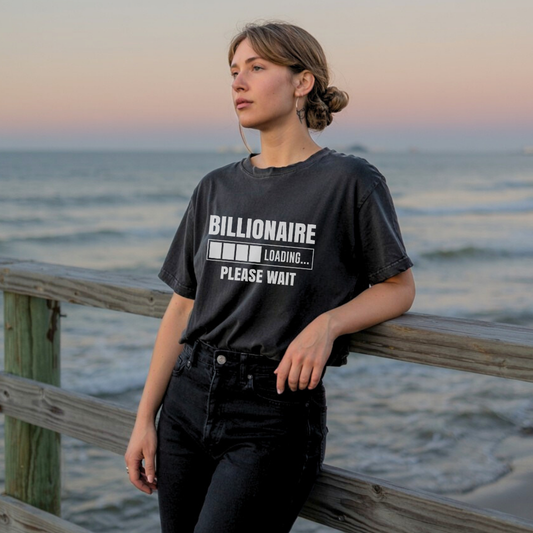 Billionaire Loading T-shirt | Kingdom Klothing Christian Tee