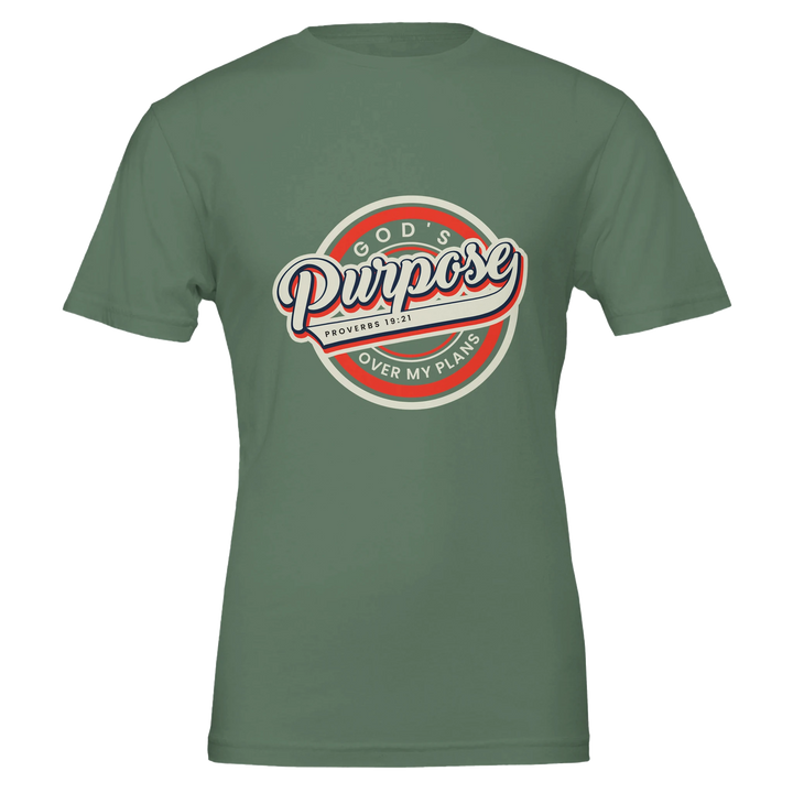 God’s Purpose Over My Plans T-shirt | Kingdom Klothing