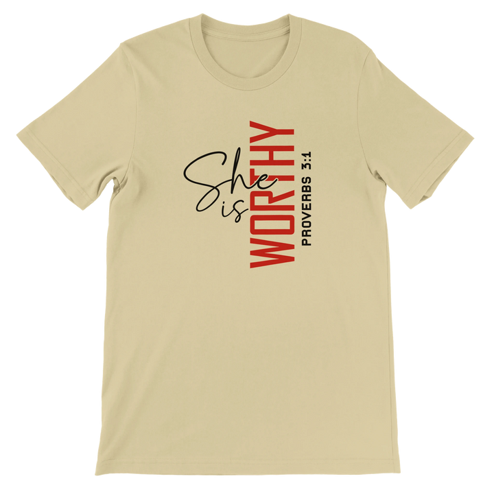 She is Worthy T-shirt | Kingdom Klothing