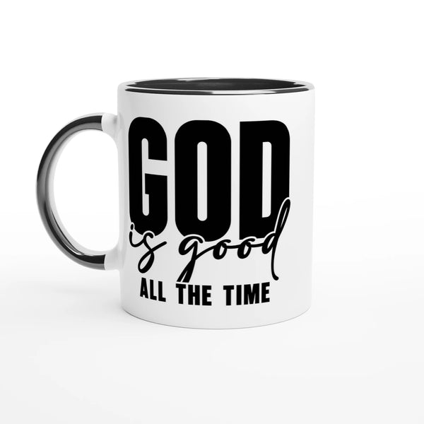 God is Good All the Time Christian Mug – Faith-Based Gift by Kingdom Klothing