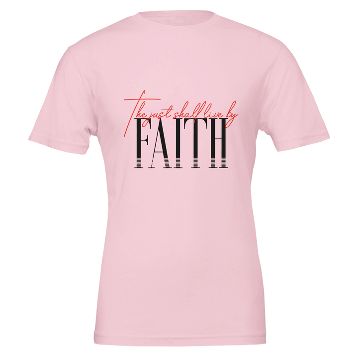 The Just Shall Live by Faith T-shirt | Kingdom Klothing