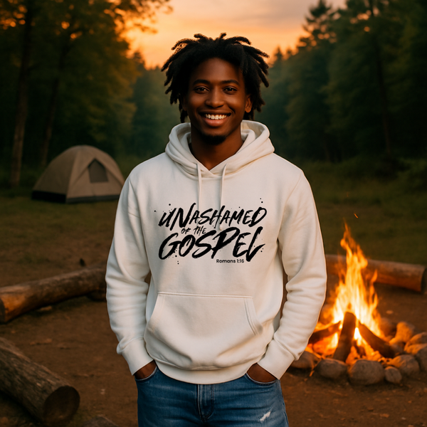 Unashamed of the Gospel Hoodie – Bold Christian Hoodie by Kingdom Klothing