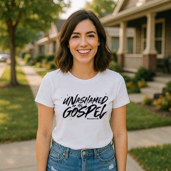 Unashamed of the Gospel T-shirt | Kingdom Klothing Tee