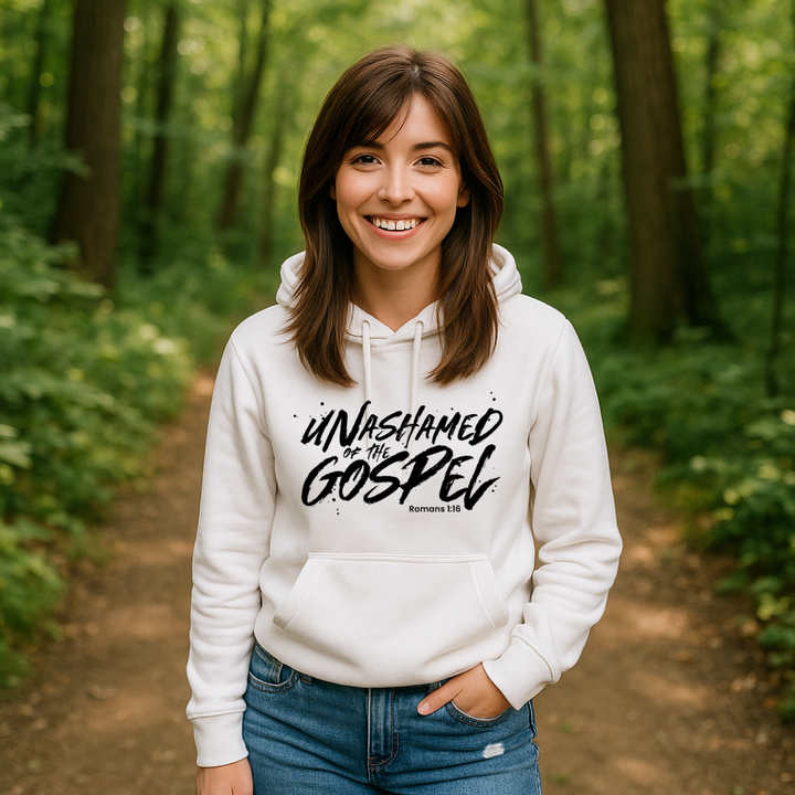 Unashamed of the Gospel Hoodie – Bold Christian Hoodie by Kingdom Klothing