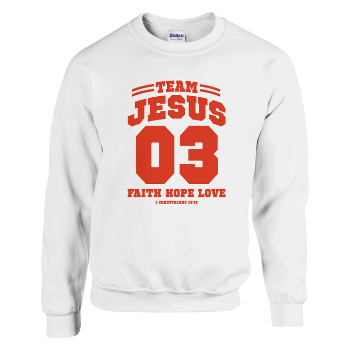 Team Jesus Sweatshirt – Christian Hoodie Style by Kingdom Klothing | Bold Faith Apparel