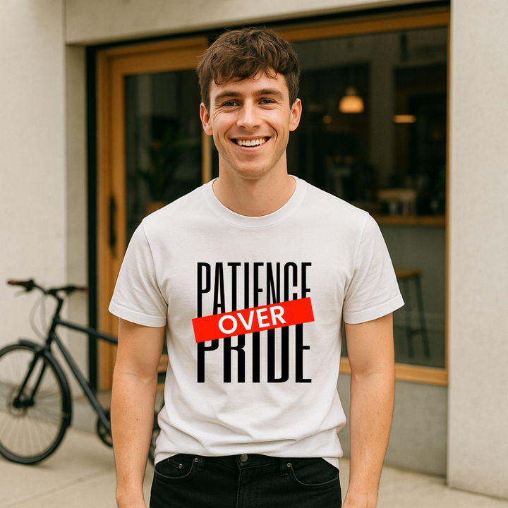 Patience Over Pride T-shirt | Kingdom Klothing Christian Tee