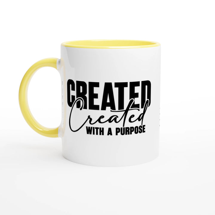Created with a Purpose Christian Mug – Inspirational Faith Mug by Kingdom Klothing