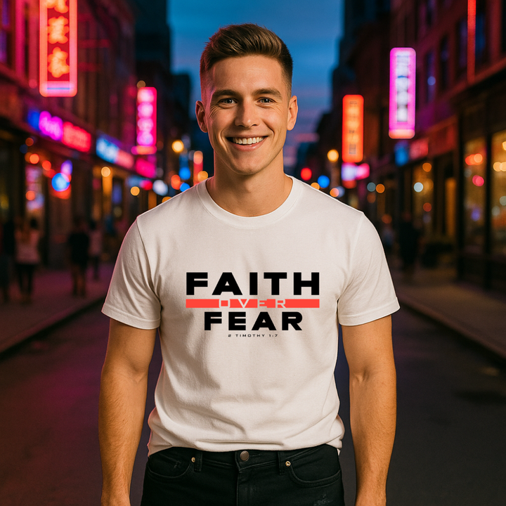 Faith Over Fear T-shirt | Kingdom Klothing Christian Tee