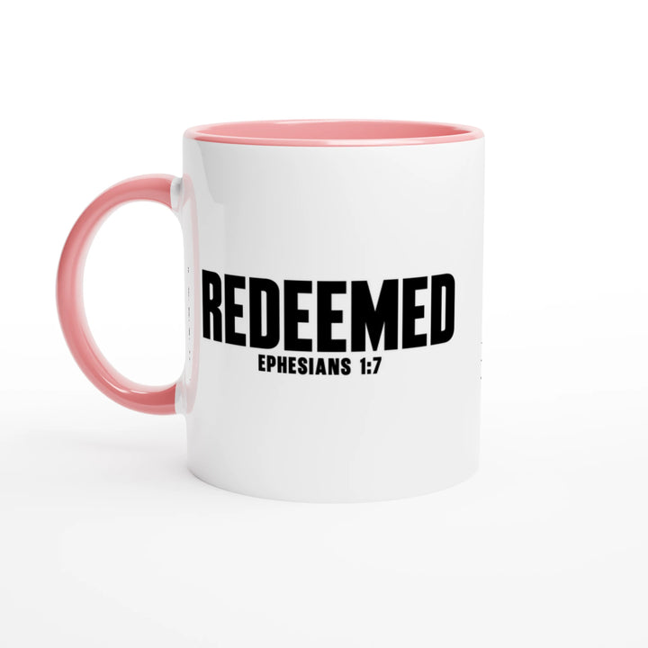 Redeemed Christian Mug – Inspirational Faith Mug by Kingdom Klothing