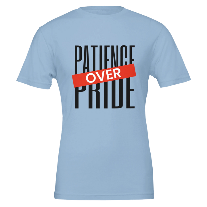 Patience Over Pride T-shirt | Kingdom Klothing Christian Tee