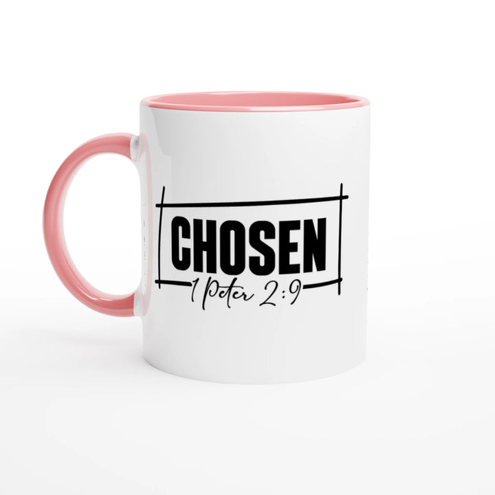 Chosen Christian Mug – Inspirational Coffee Mug by Kingdom Klothing