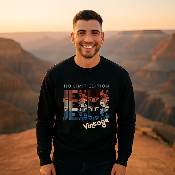 No Limit Edition Sweatshirt – Christian Sweatshirt by Kingdom Klothing | Faith Without Limits Apparel