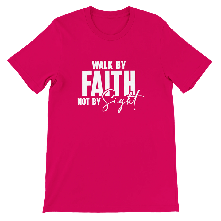 Walk by Faith T-shirt | Kingdom Klothing Christian Apparel