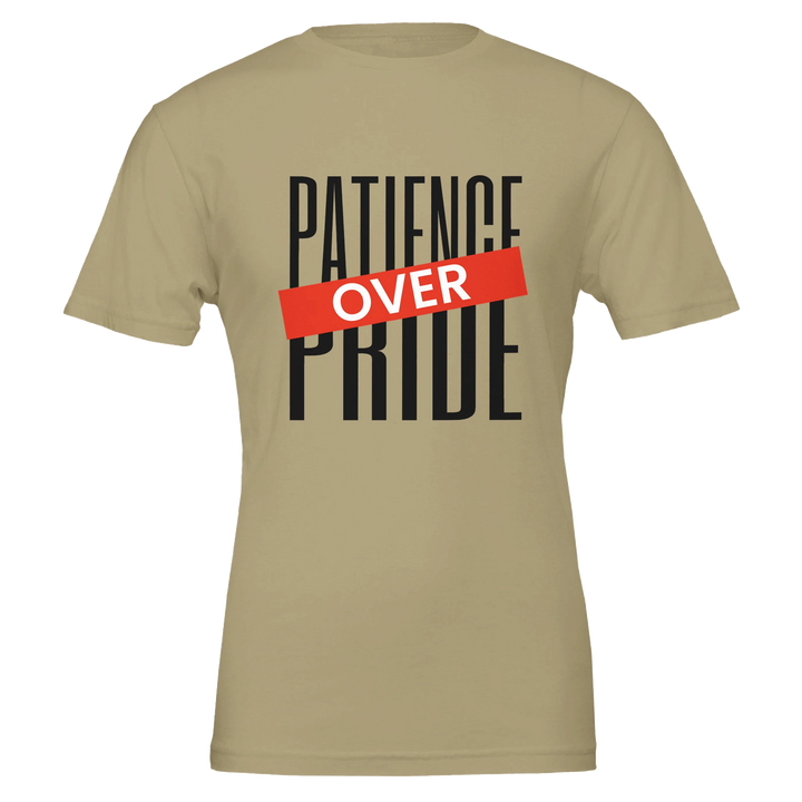 Patience Over Pride T-shirt | Kingdom Klothing Christian Tee