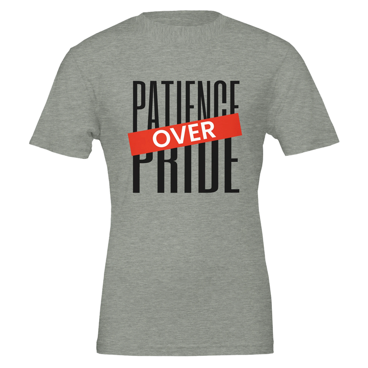 Patience Over Pride T-shirt | Kingdom Klothing Christian Tee