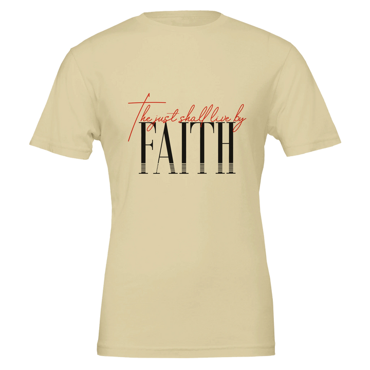 The Just Shall Live by Faith T-shirt | Kingdom Klothing