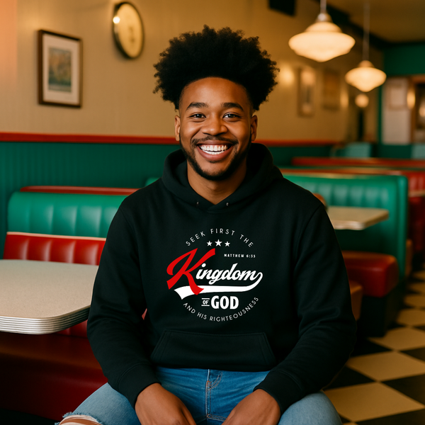 Seek First the Kingdom of God Hoodie – Christian Hoodie by Kingdom Klothing