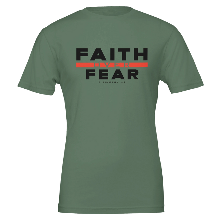 Faith Over Fear T-shirt | Kingdom Klothing Christian Tee