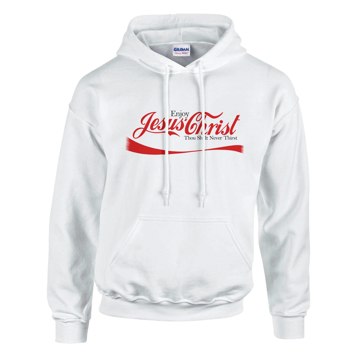 Enjoy Jesus Christ Hoodie – Christian Hoodie by Kingdom Klothing | Thou Shalt Never Thirst