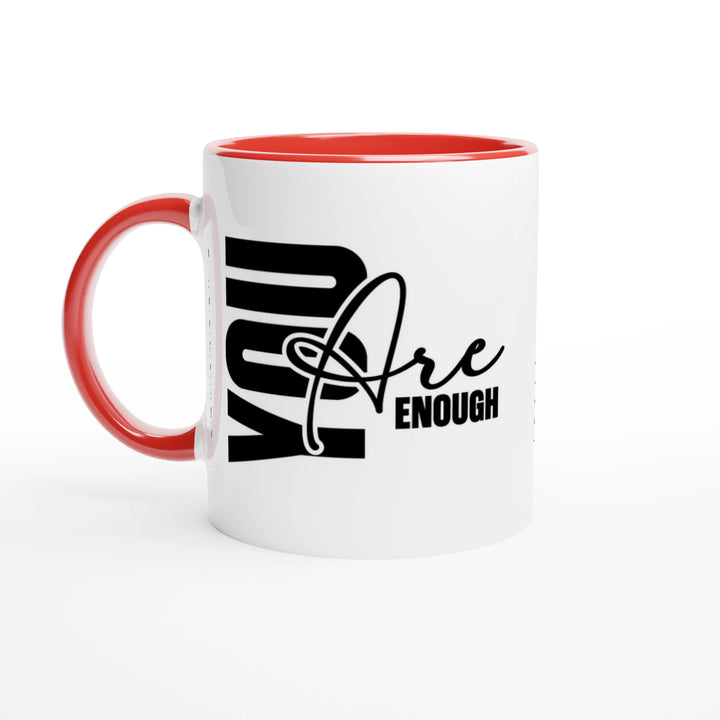You Are Enough Christian Mug – Encouraging Faith Mug by Kingdom Klothing