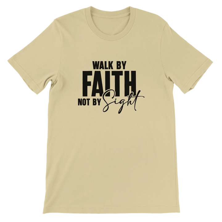 Walk by Faith T-shirt | Kingdom Klothing Christian Apparel