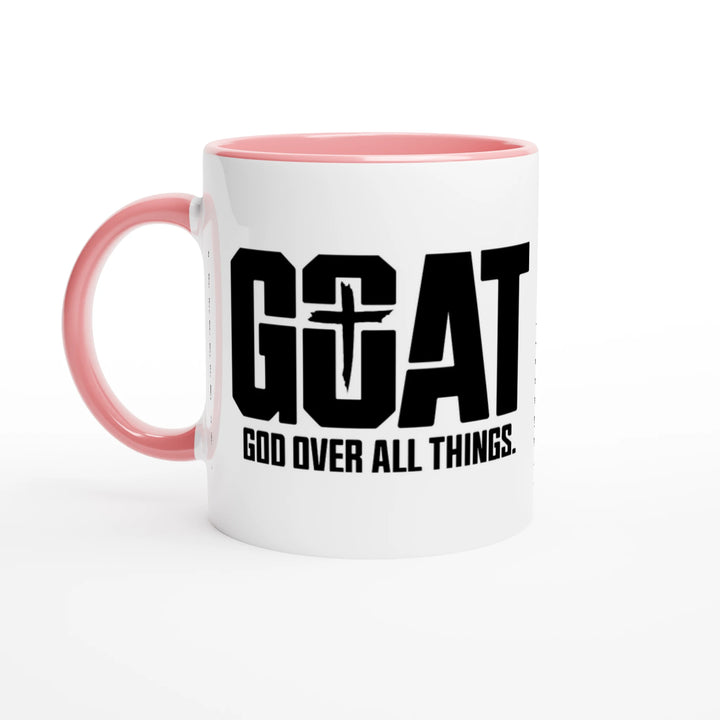 God Over All Things Christian Mug – Faith Coffee Cup by Kingdom Klothing