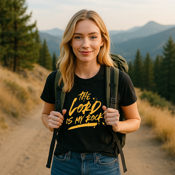 The Lord is My Rock T-shirt | Kingdom Klothing Faith Tee