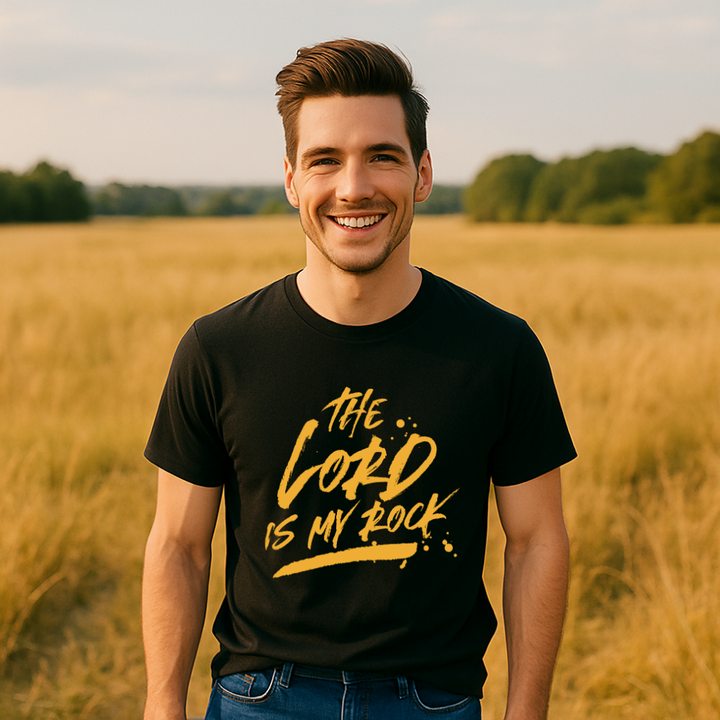 The Lord is My Rock T-shirt | Kingdom Klothing Faith Tee