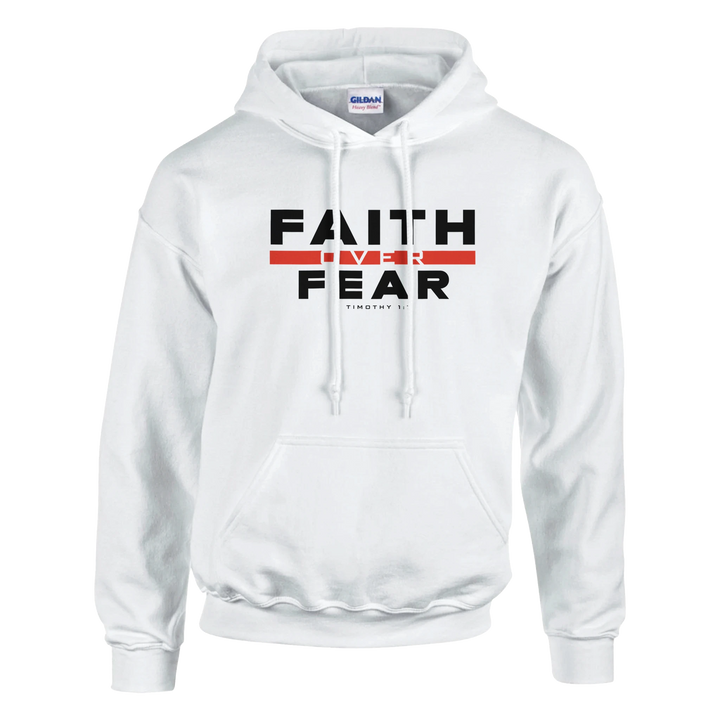 Faith Over Fear Hoodie – Bold Christian Hoodie by Kingdom Klothing