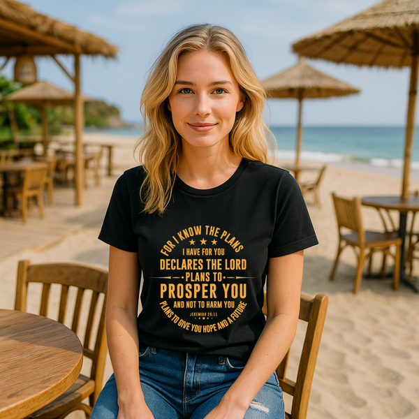 For I Know the Plans T-shirt | Kingdom Klothing Christian Tee