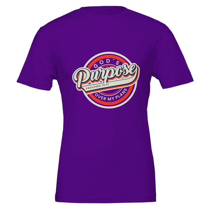 God’s Purpose Over My Plans T-shirt | Kingdom Klothing