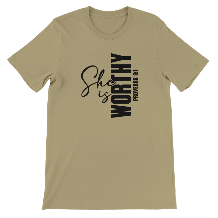 She is Worthy T-shirt | Kingdom Klothing