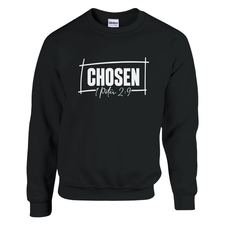 Chosen Christian Sweatshirt – Stylish Faith Apparel by Kingdom Klothing