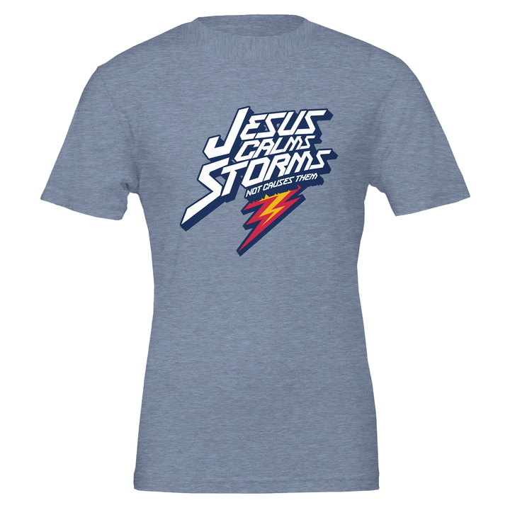 Jesus Calms Storms T-shirt | Kingdom Klothing Christian Tee
