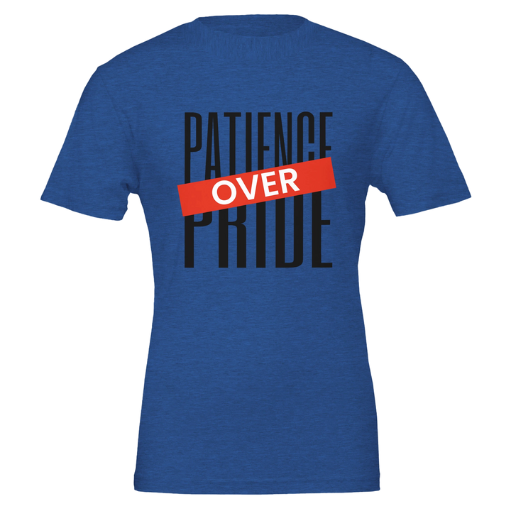 Patience Over Pride T-shirt | Kingdom Klothing Christian Tee