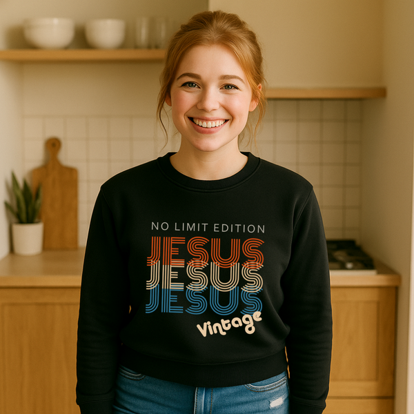 No Limit Edition Sweatshirt – Christian Sweatshirt by Kingdom Klothing | Faith Without Limits Apparel