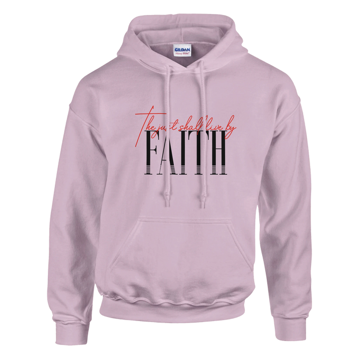 The Just Shall Live by Faith Hoodie – Christian Hoodie by Kingdom Klothing