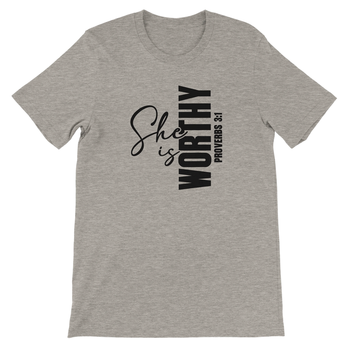 She is Worthy T-shirt | Kingdom Klothing