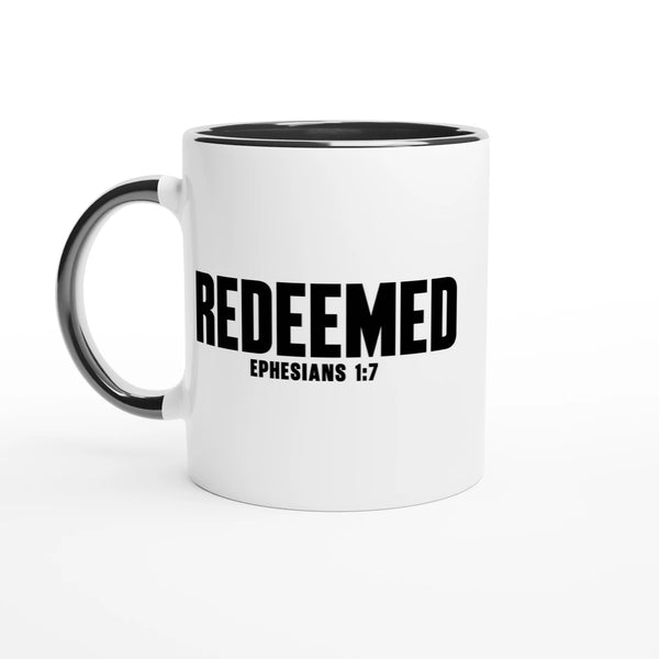 Redeemed Christian Mug – Inspirational Faith Mug by Kingdom Klothing