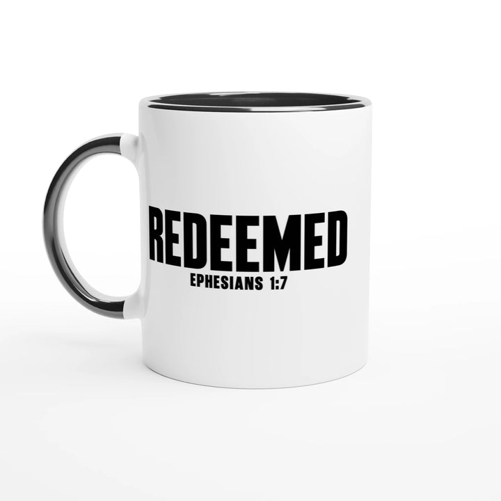 Redeemed Christian Mug – Inspirational Faith Mug by Kingdom Klothing