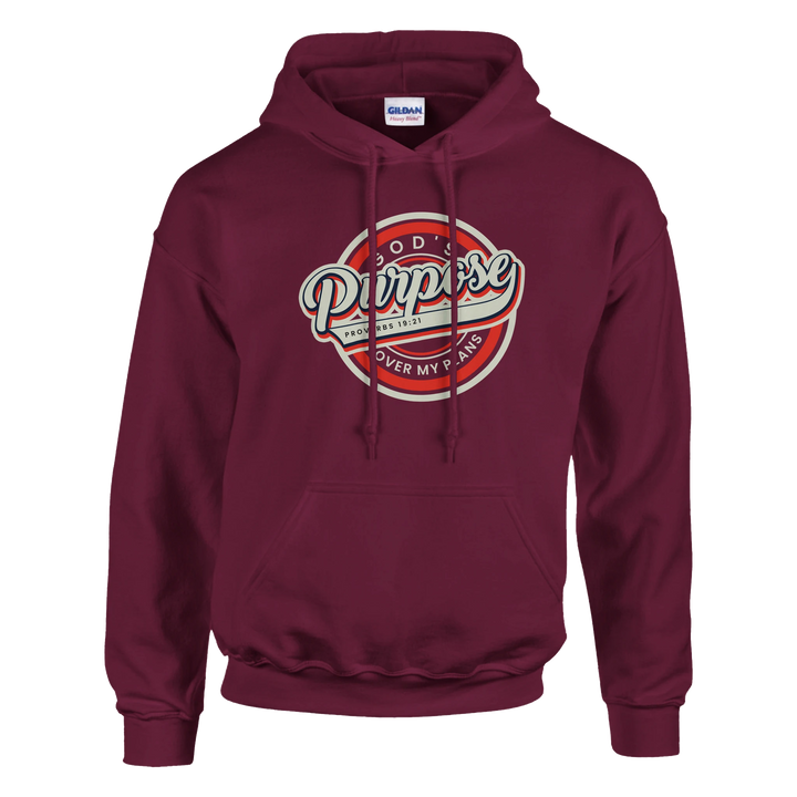 God's Purpose Over My Plans Hoodie – Christian Hoodie by Kingdom Klothing