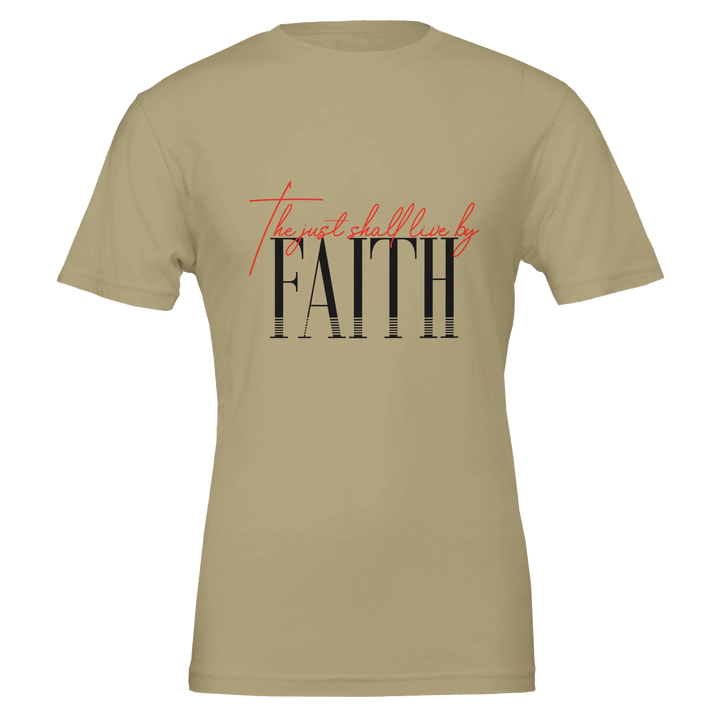 The Just Shall Live by Faith T-shirt | Kingdom Klothing