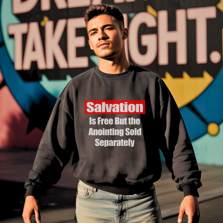 Salvation Sweatshirt – Christian Sweatshirt by Kingdom Klothing | Grace & Redemption Apparel