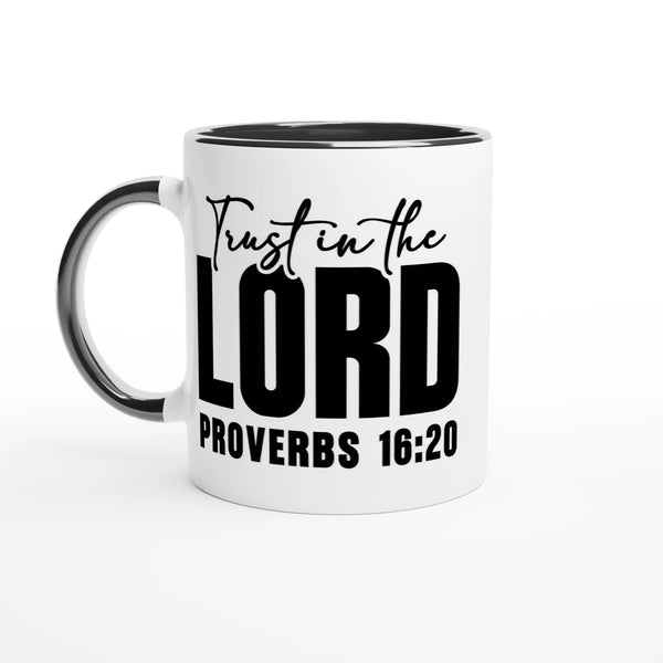 Trust in the Lord Christian Mug – Daily Scripture Mug by Kingdom Klothing