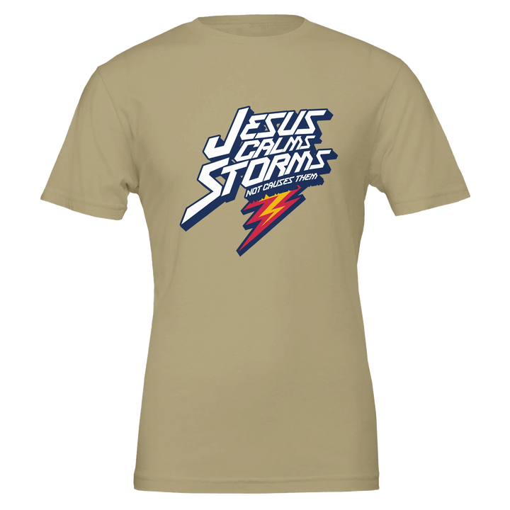 Jesus Calms Storms T-shirt | Kingdom Klothing Christian Tee
