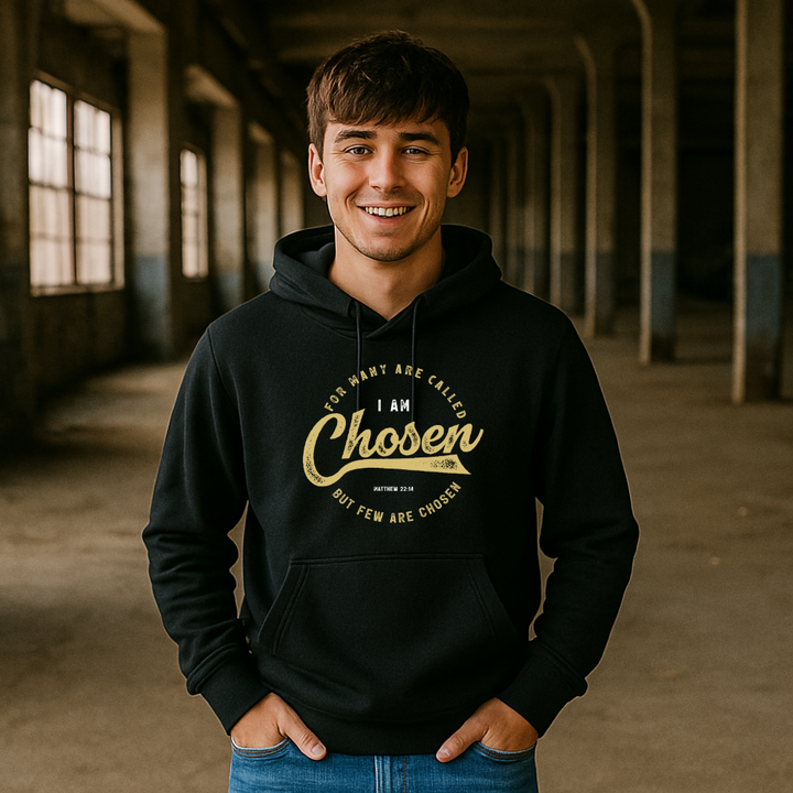 I Am Chosen Hoodie – Identity-Focused Christian Hoodie by Kingdom Klothing