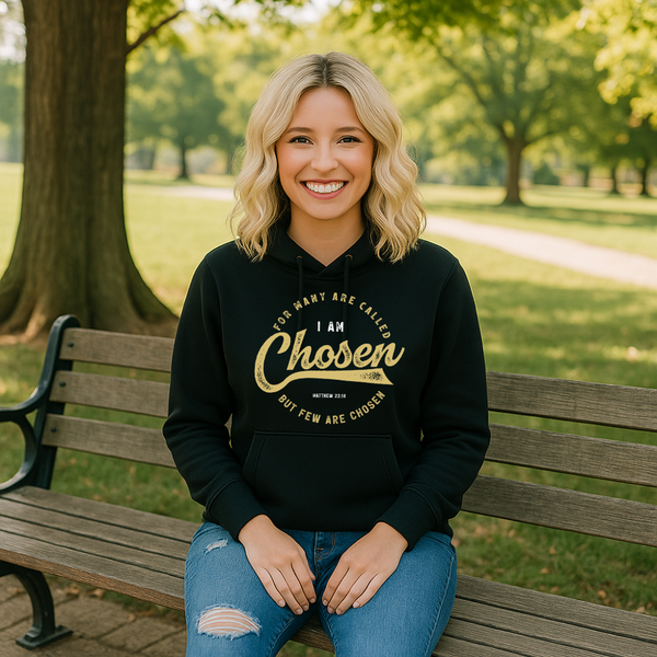 I Am Chosen Hoodie – Identity-Focused Christian Hoodie by Kingdom Klothing