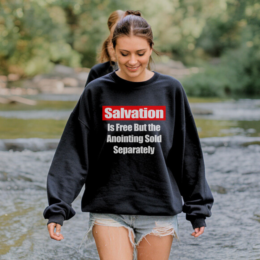 Salvation Sweatshirt – Christian Sweatshirt by Kingdom Klothing | Grace & Redemption Apparel