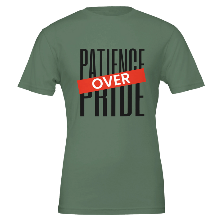 Patience Over Pride T-shirt | Kingdom Klothing Christian Tee